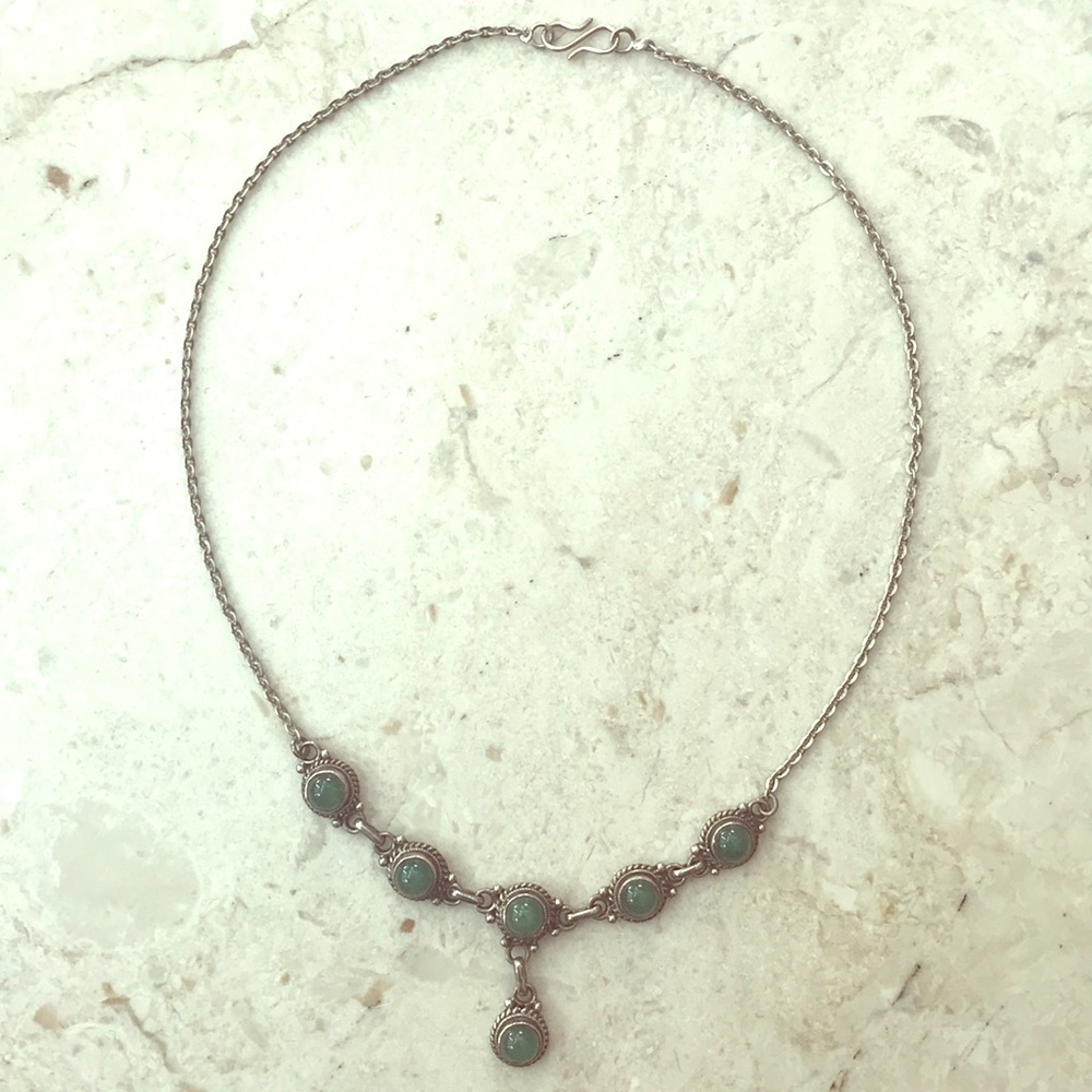 Sterling Silver & Labradorite Necklace